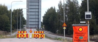 Händelöbron avstängd