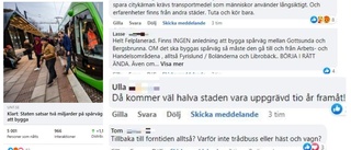 Spårvägsbidraget engagerar – debatt i sociala medier