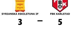 Förlust för Syrianska Eskilstuna IF hemma mot FBK Karlstad