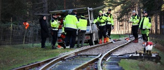 De röjer för säkrare spår och jultrafiken