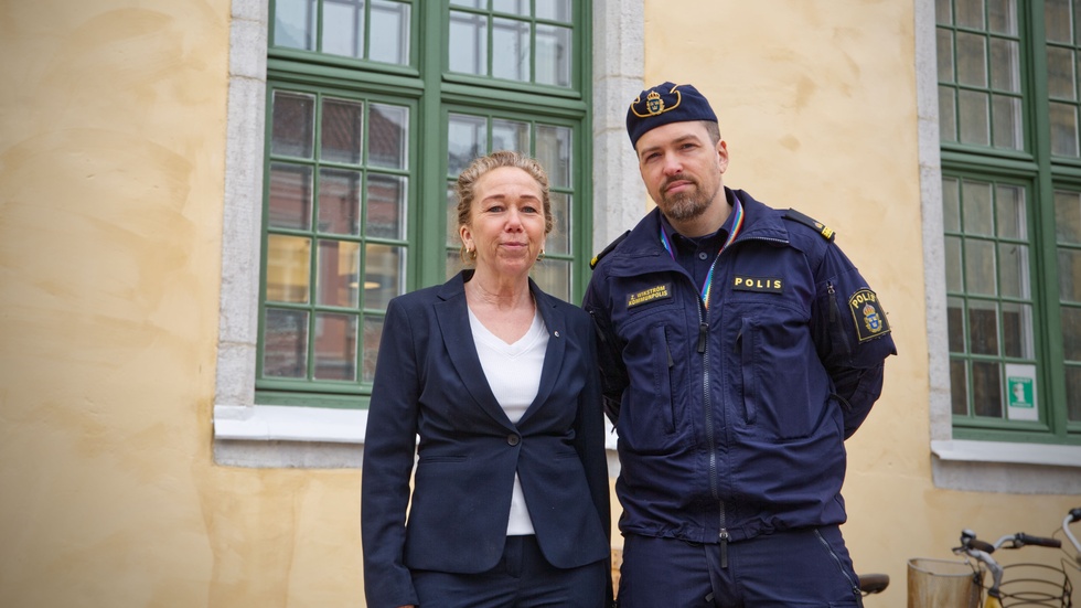 Lotta Lundberg och Zeke Wikström menar att det är viktigt att hela samhället samverkar i det brottsförebyggande arbetet.