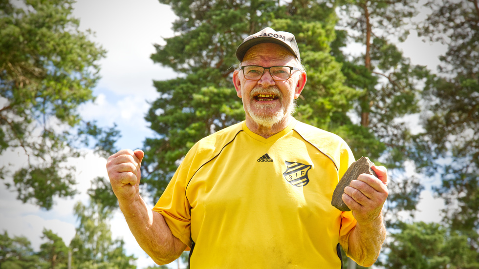 Erik Holmqvist från Sanda IF plockade hem Stamfarspokalen för andra året i rad.