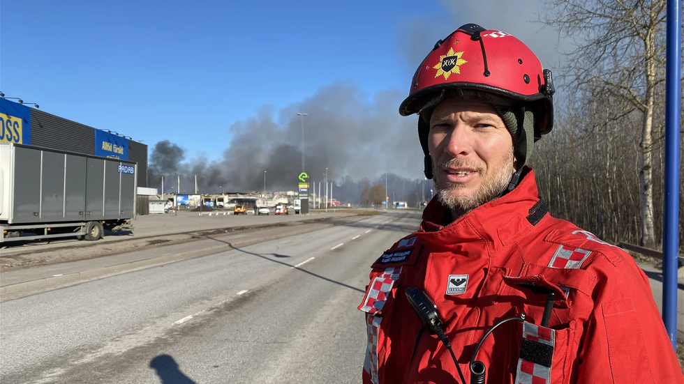 Samuel Dahlström är ibrandingenjör på Räddningstjänsten Östra Götaland.