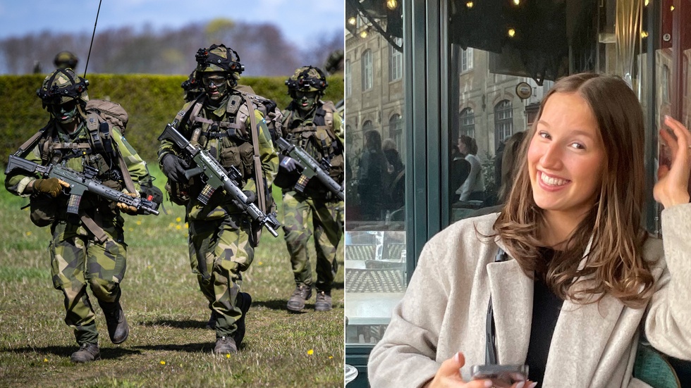 Ebba Hållén, 18, är en av alla rekordmånga Eskilstunabor som i år kallats till mönstring.