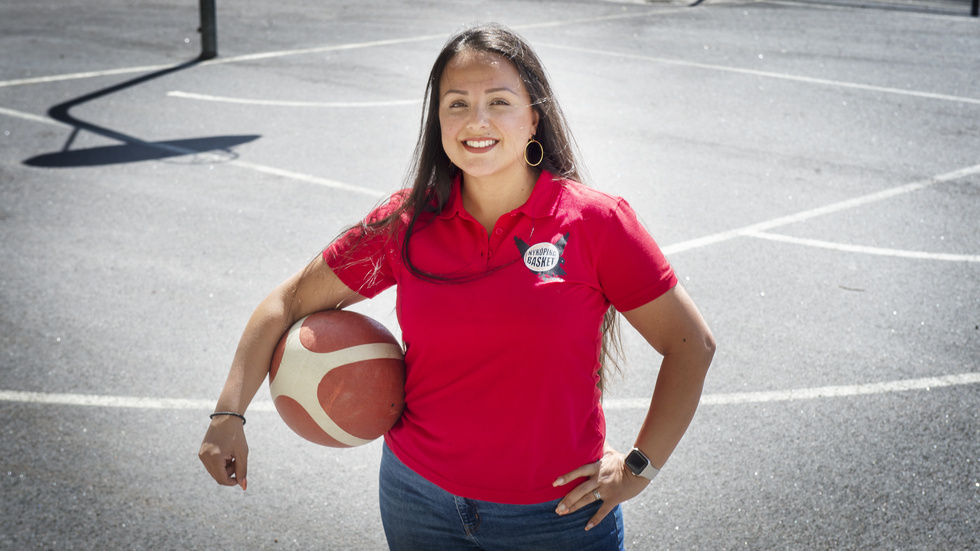 Laydy Luna Gogolin, föreningsutvecklare på Nyköping basket.
