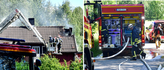 Så gick det med kraftiga villabranden på lördagen 