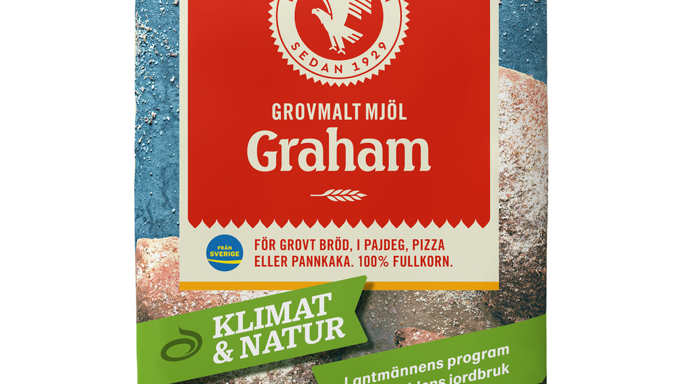 Lantmännen återkallar Kungsörnens grovmalda grahamsmjöl.