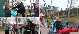 Träningstrenden "tantparkour" har kommit till stan: "Våga mer"