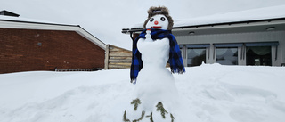 Läsarbild: Årets sista snögubbe