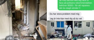 Meddelandet innan branden: "Jag är inte klar med dig så du vet"