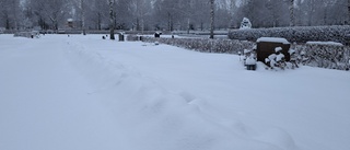 Tyvärr räcker inte snöresurserna längre