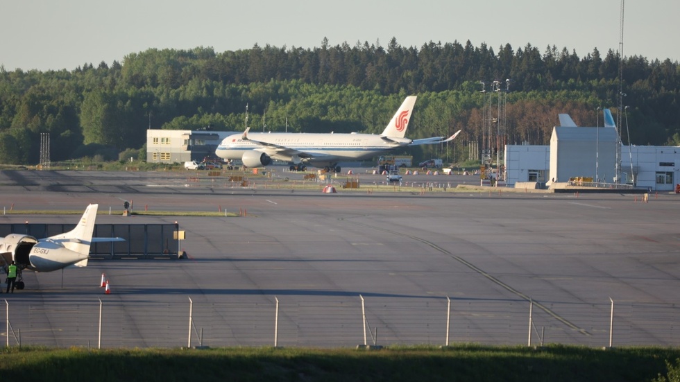 Flygplanet började ryka vid 19-tiden på tisdagen.