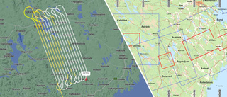 FÖRKLARINGEN: Därför flög ett mystiskt plan lågt över Burträsk