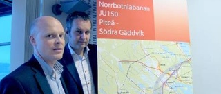 Järnvägsutredning Piteå - Gäddvik ställs ut