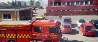 Brand i bussgarage