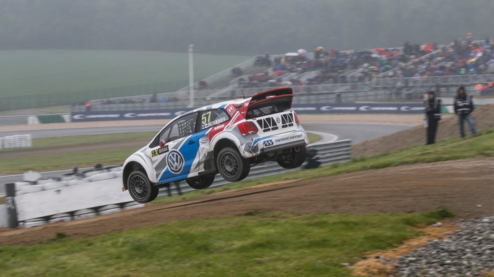 Vinnare. Toomas Heikkinen hade bra fart i Volkswagen i helgens VM-deltävling. Foto: Tony Welam/McKlein.