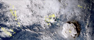 Vulkanutbrottet på Tonga högst någonsin