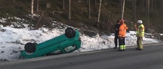 En trafikolycka har inträffat vid Södra Tuvan