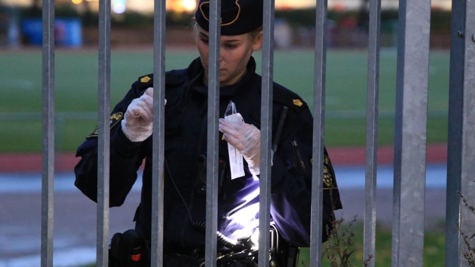 Polisen har hittat blod på flera platser i Fålhagen.
