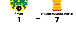 Utklassning när Syrianska Eskilstuna IF besegrade Ängby