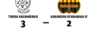 Trosa Vagnhärad vann hemma mot Arameisk-Syrianska IF