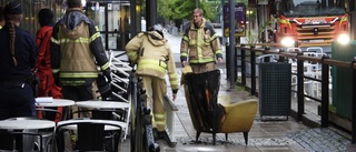 Cafébranden misstänks vara anlagd