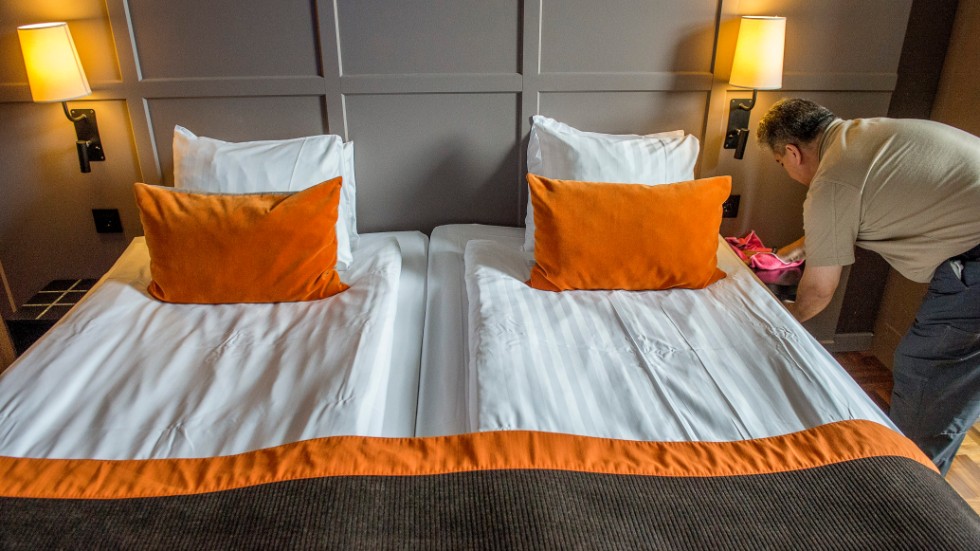 Efter utcheckning upptäckte hotellpersonal att ett rum förstörts.Bilden är en genrebild.