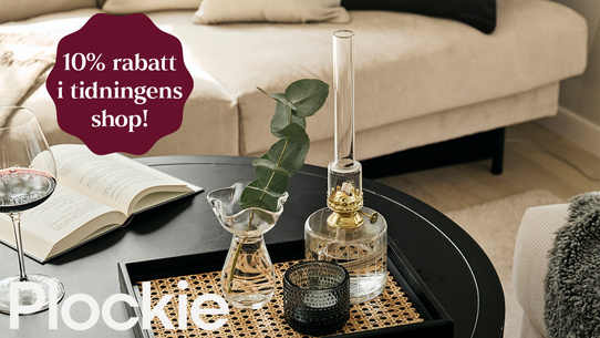 10% rabatt* i tidningens shop!