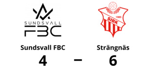 Strängnäs segrare borta mot Sundsvall FBC