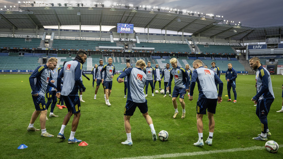 Fotbollslandslaget möter Estland i Tallinn i Nations League i kväll.