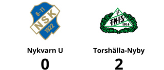 Torshälla-Nyby segrade mot Nykvarn U på bortaplan