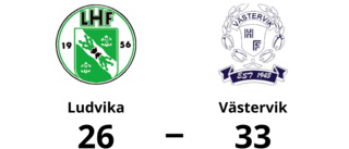 Västervik besegrade Ludvika med 33-26