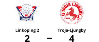 Linköping 2 höll inte hela matchen hemma mot Troja-Ljungby