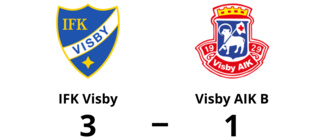 IFK Visby segrare hemma mot Visby AIK B