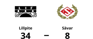 Lillpite utklassade Sävar – seger med 34-8