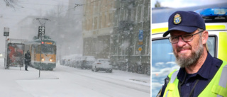 Trafikpolisen tipsar: Fyra saker att tänka på nu när snön är här