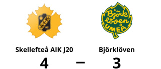 Skellefteå AIK J20 bröt Björklövens fina vinstsvit