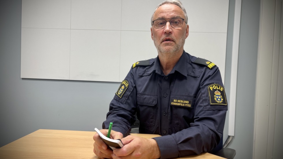 "Vi ser en ökning av kokain, säger kommunpolisen Bo Hedlund, Piteå. (Arkivbild)