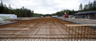 Regn försenar tunnelbygget