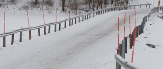 Ny väg har ersatt den gamla Fåröbron