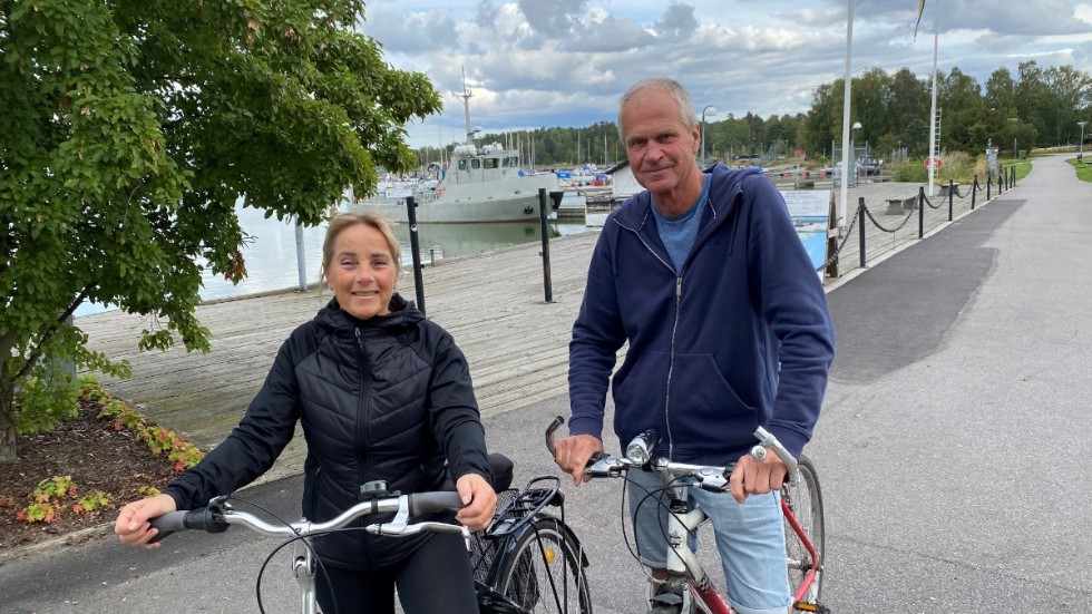 Marguerite och Mats Nestor tror att bostadsägandet och de många företagarna gör att Moderaternas dominans i området kommer naturligt.  