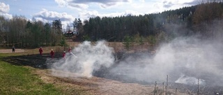 Gräsbrand i Älvsbyn