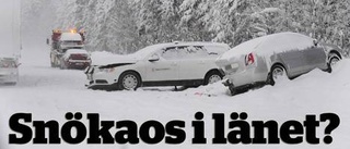 SMHI varnar: Snökaos i länet?