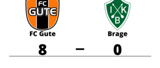 FC Gute vann i P 17 division 1 Region 5 Grupp 1 herr mot Brage