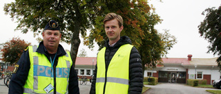 Polisen inspekterade trafikläget vid skolor i Vimmerby