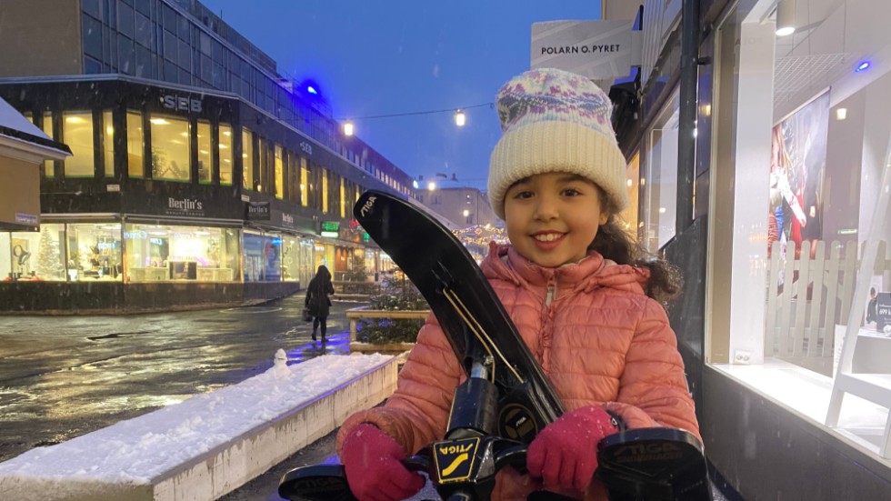  "Jag älskar verkligen snön", säger Heidi Chacha.