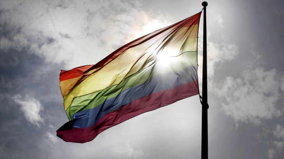 Prideflaggan. Arkivbild.