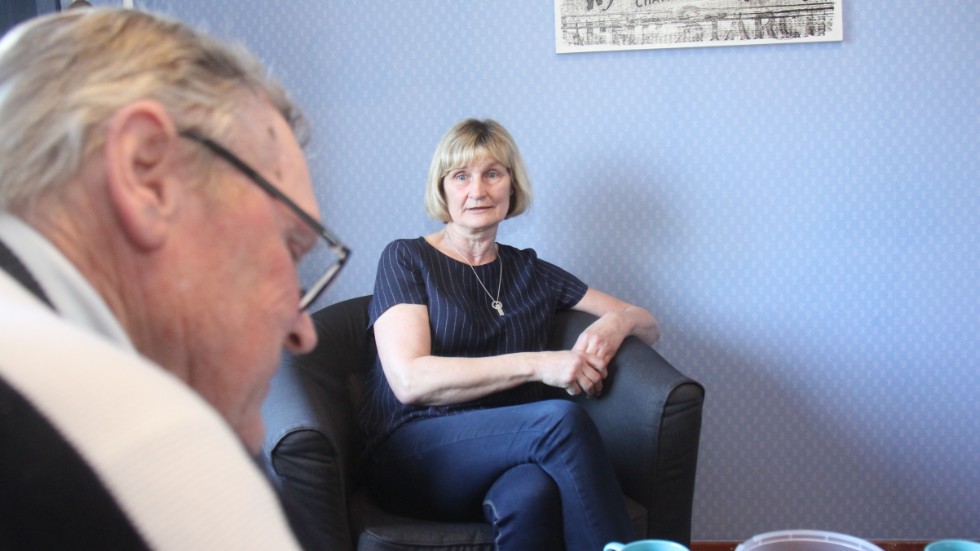 "Att jobba här blir en livsstil och ett sätt att leva", säger Ingela Melchersson. I förgrunden Lasse Svensson. 