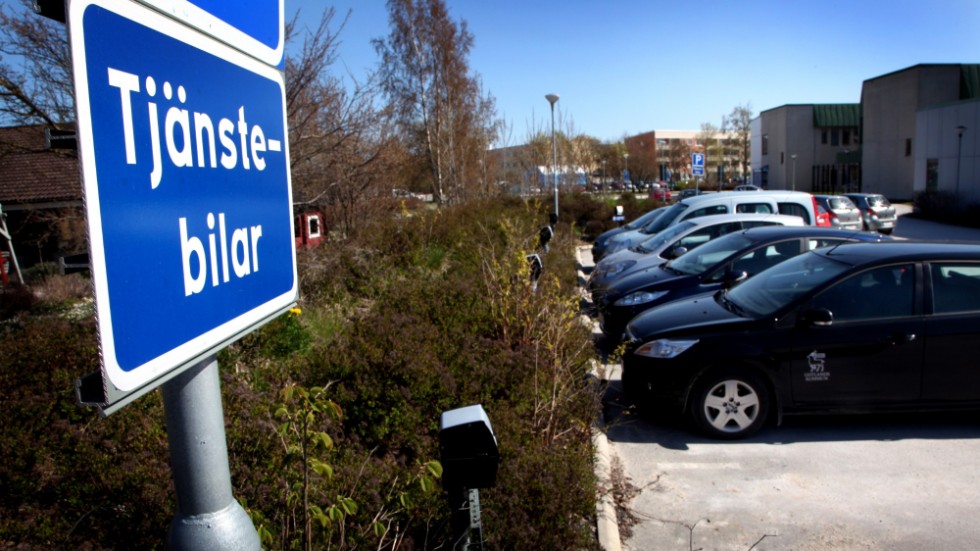 Flera av Region Gotlands bilar har blivit utsatta för slangning. 