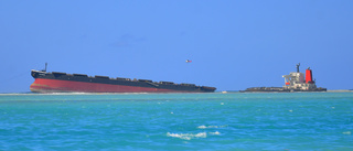 Sänkning av oljefartyget vid Mauritius